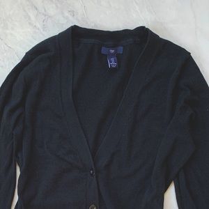 Gap cardigan button up black
